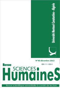 Revue Sciences Humaines